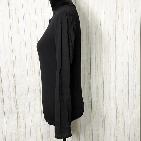 EXPRESS Henley soft top black size xs - Picture 4 of 8